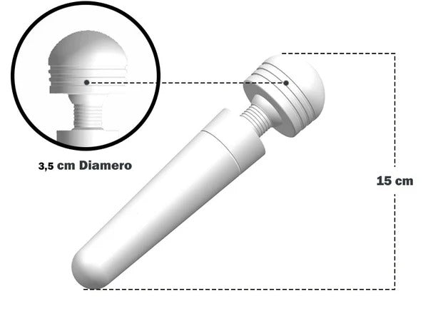 Mini Vibrador Tipo Micrófono Discreto